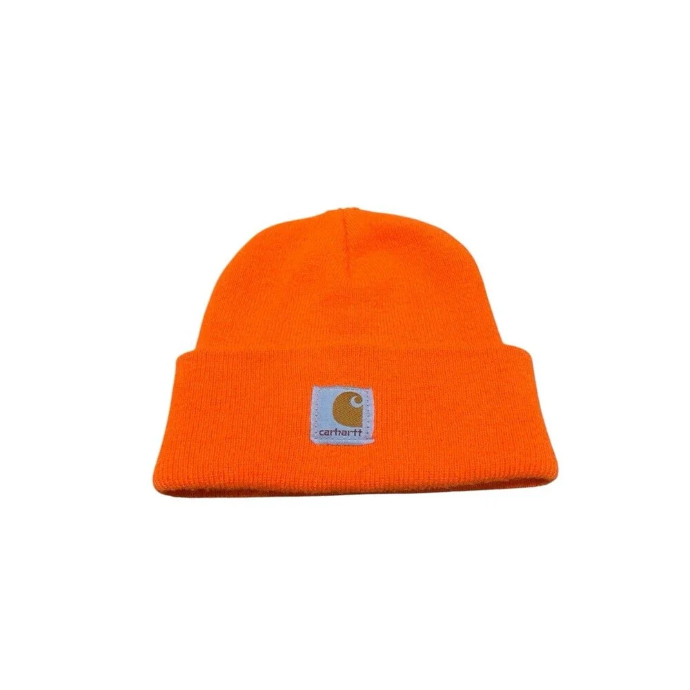 Carhartt Youth Kids Orange Hat Knit Beanie